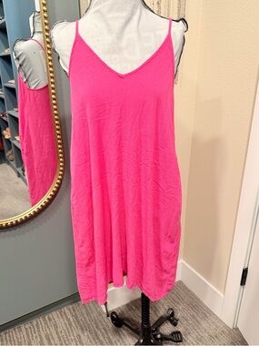 Love Stitch Pink Gauze dress/cover up Med